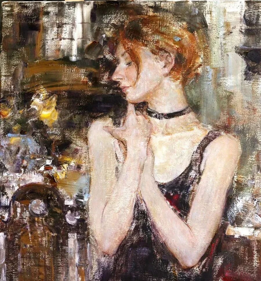 俄罗斯女画家安吉丽卡的油画用色大胆自信