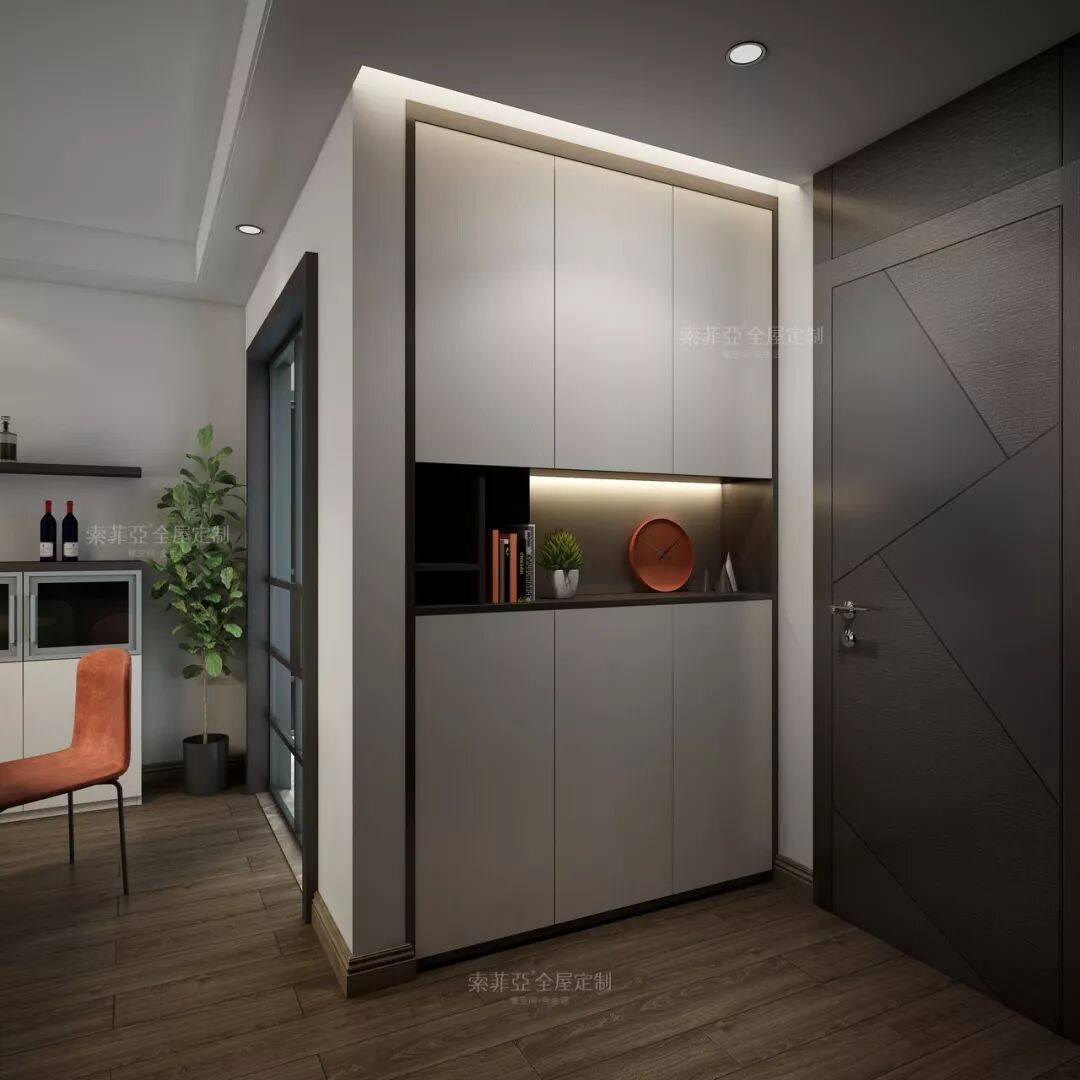 索菲亚家具我用30套轻奢风设计告诉你鞋柜就该这么装
