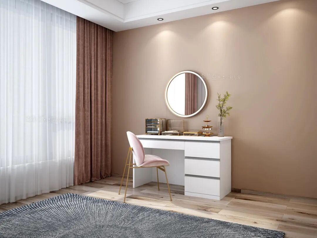 索菲亚家具梳妆台电视柜梳妆台飘窗把我给看傻了