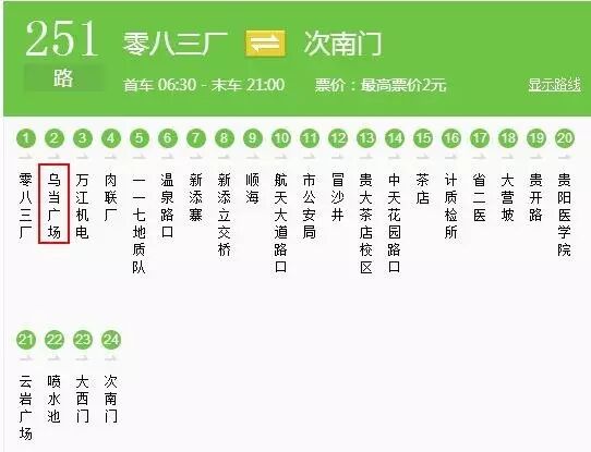 公交车线路:234公交车线路:253坐公交车可坐251,234,253路到乌当广场