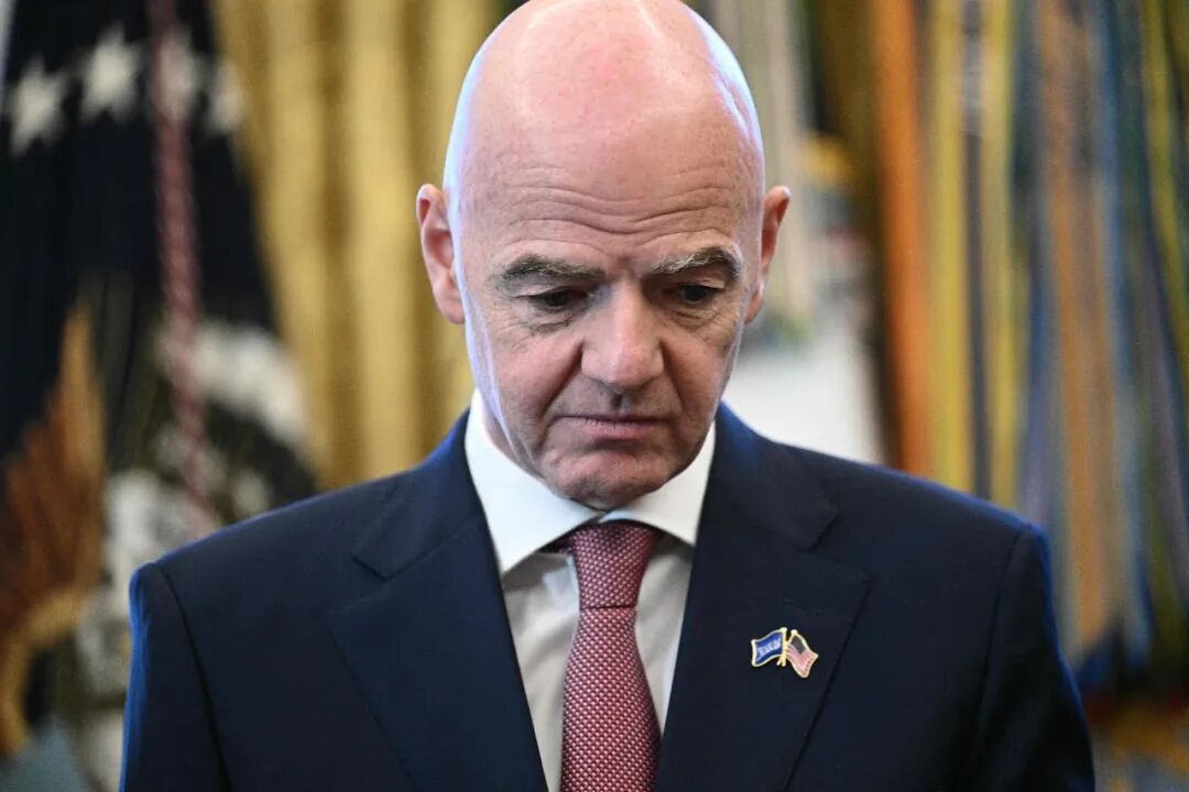 ▲国际足联主席詹尼·因凡蒂诺 图/视觉中国
