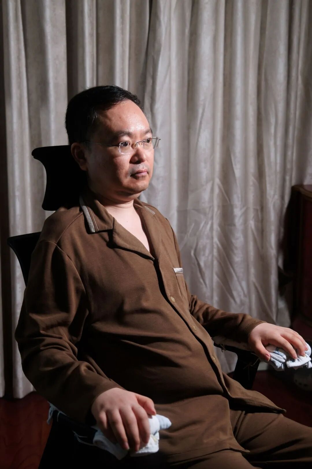 ▲2026年1月30日，蔡磊 图/南方人物周刊记者 梁辰