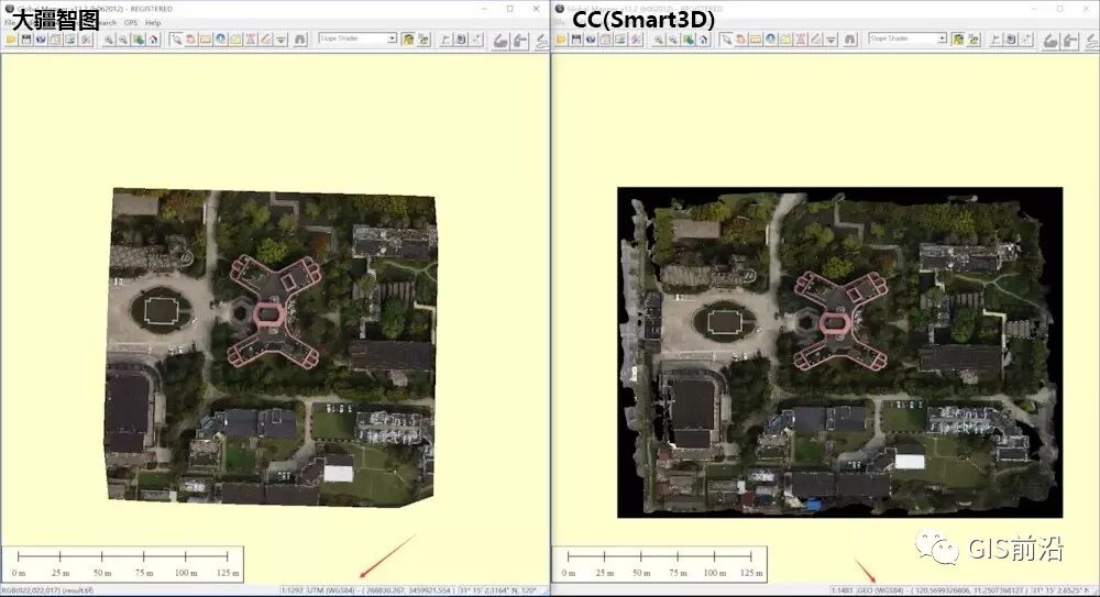 实测大疆智图与CC（Smart3D）三维建模、正射拼图对比的图40
