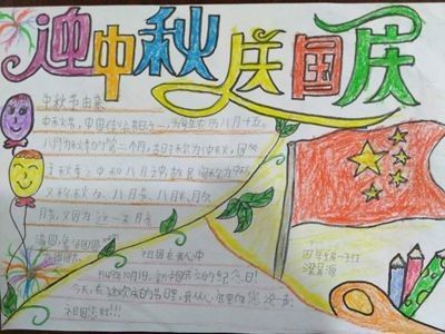 中秋节国庆节混合手抄报_2012中秋国庆放假安排_中秋国庆黑板报