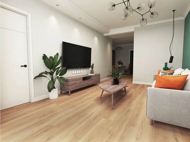 原木色地板，为春天锦上添花