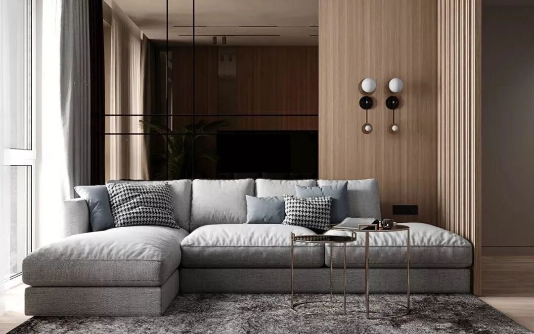 灰色+木色，高级！