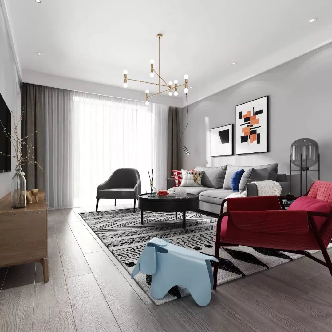 灰色地板这么美，可以一秒让家变高级！