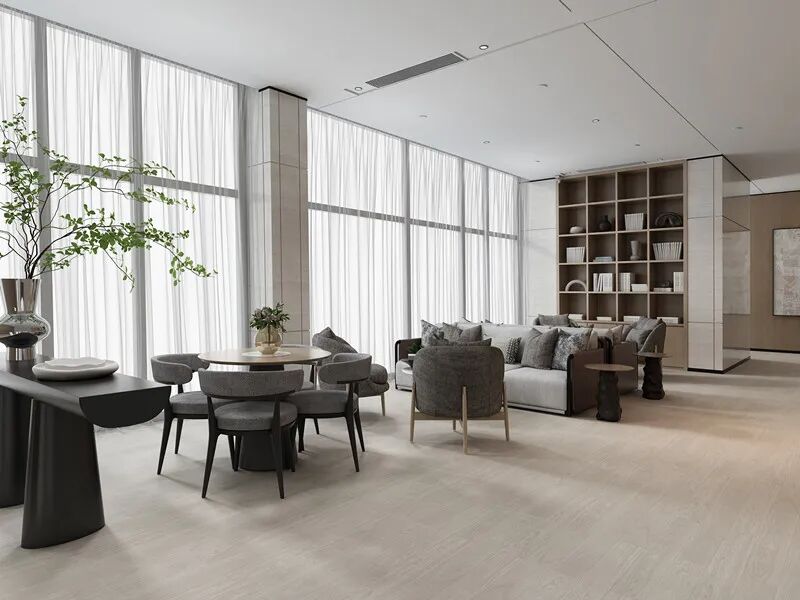 拥有自然美感的木地板，撑起一个家的门面