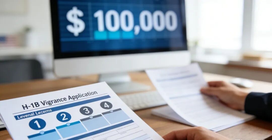美国H-1B加权抽签实操解析：薪资Level加分规则+10万附加费豁免条件！