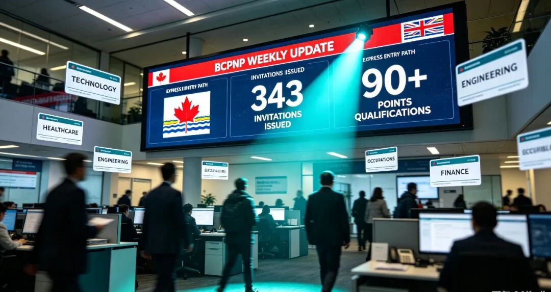 加拿大BCPNP本周343人获邀数据流出：这些职业裸分90+就能直接上车！