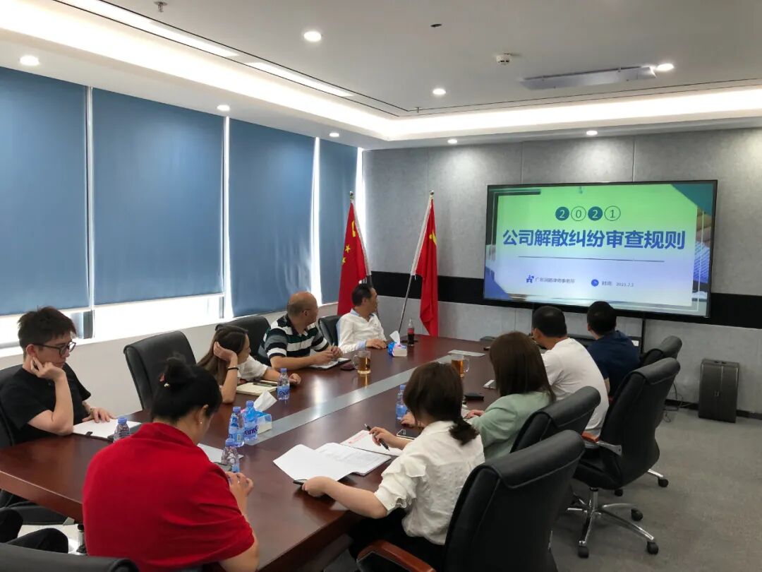 公司解散纠纷审查规则