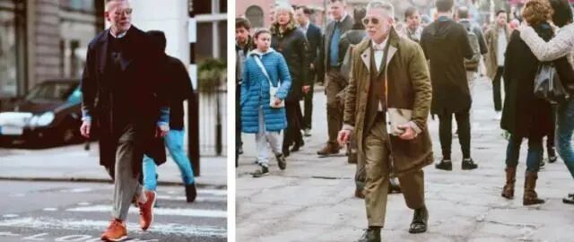 时尚大叔Nick Wooster，在西装和军装都有涉猎！