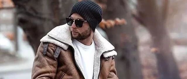 比女友还暖的翻毛皮夹克，冬日这么搭配够帅够Man