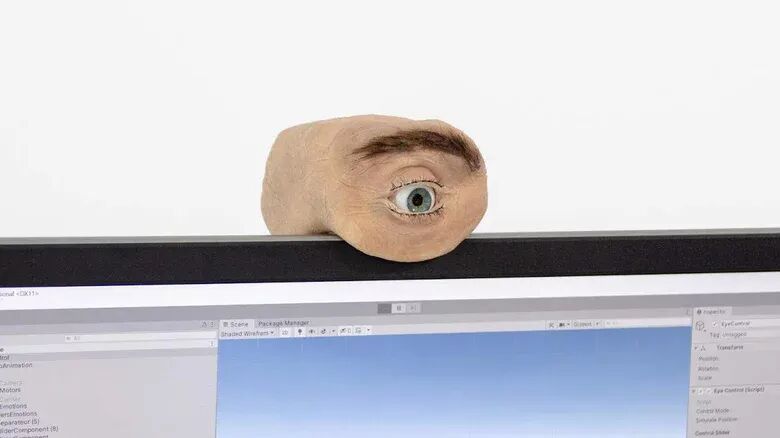 德国Eyecam仿真人家用摄像头，网友：这设计太阴间了！