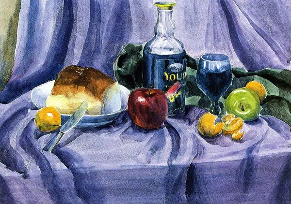 水彩画考级(美术考级)作品范例参考 最绘画