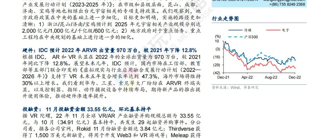 【華泰證券】科技專題研究：12月元宇宙：關注地方產業政策落地-33頁圖片