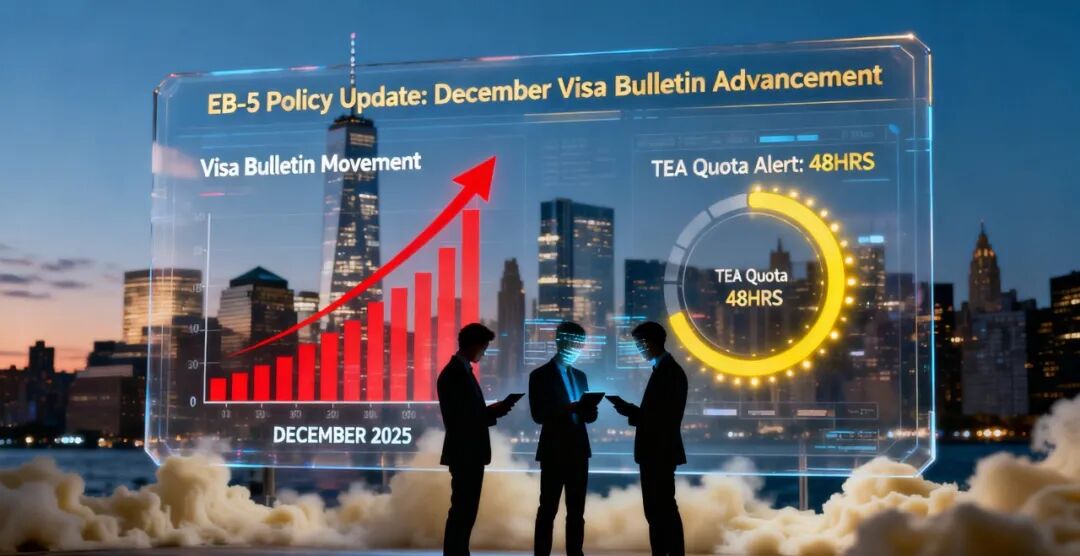 EB-5 再传利好！12 月排期将推进，TEA 项目配额预警倒计时！