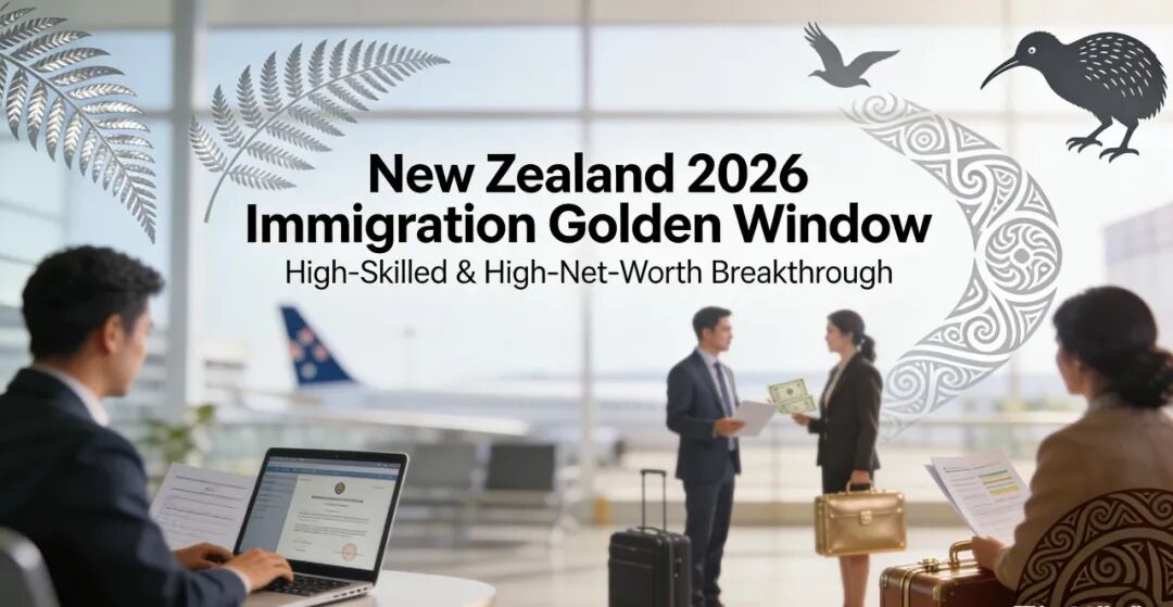 新西兰2026移民黄金窗口期：高技能/高净值人群的精准突围指南！
