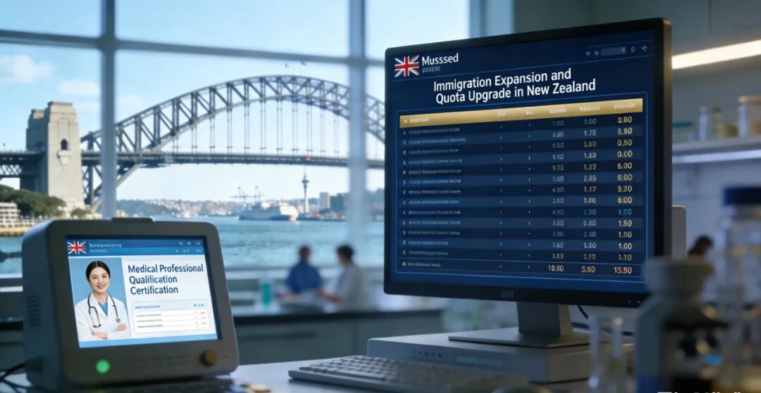 新西兰移民新政再升级！学生工签放宽+医疗配额扩容，多赛道机遇来袭！