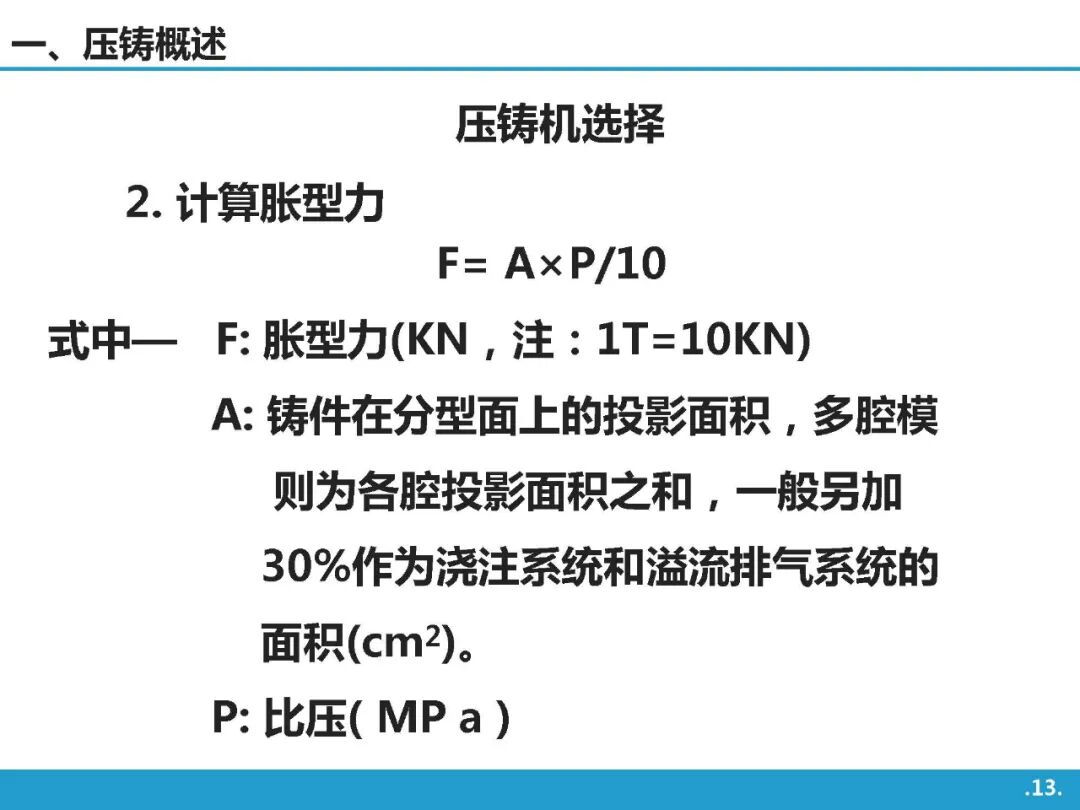 高壓鑄造工藝基礎知識介紹的圖12