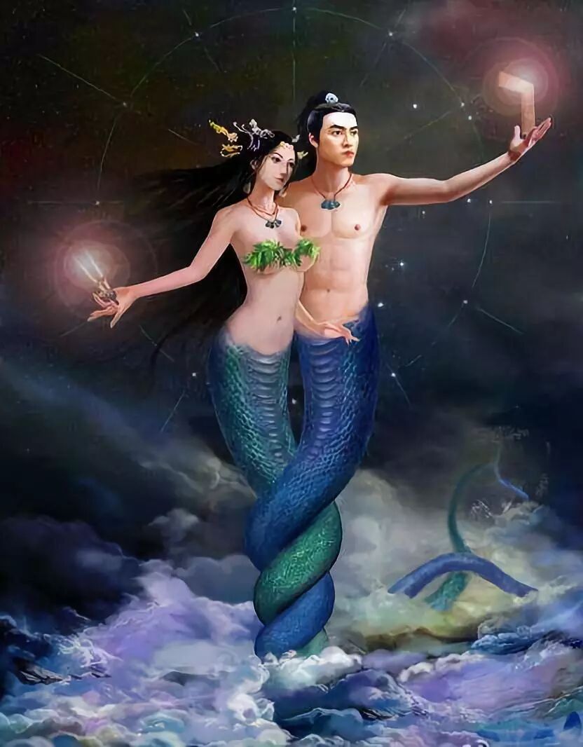 伏羲女娲交尾图与造人的秘密 山海经 微信公众号文章阅读 Wemp