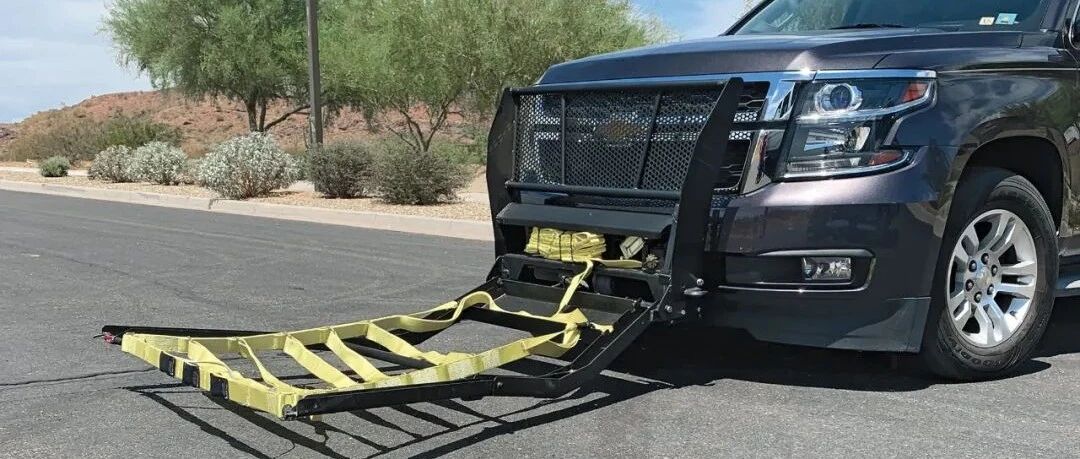 美国人造了个车辆抓捕器！一出手就能把车逼停，简直是警车专用装备