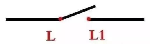 单控、双控、三控、四控开关接线图的图1