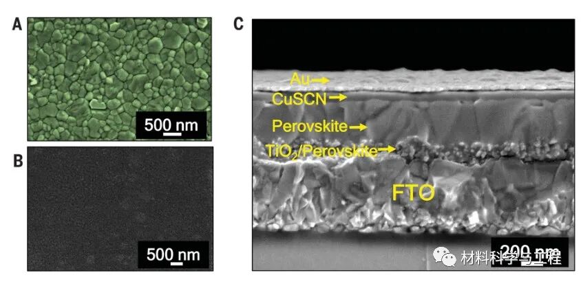 经典回顾《Science》： CuSCN基钙钛矿太阳能电池效率超20％！的图3