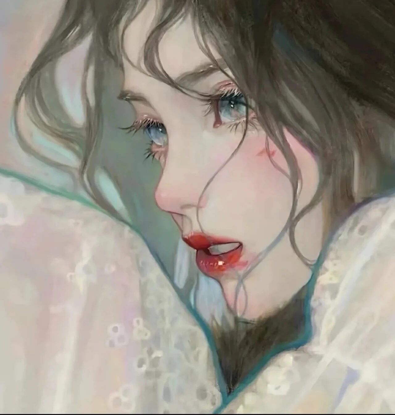手绘动漫头像女