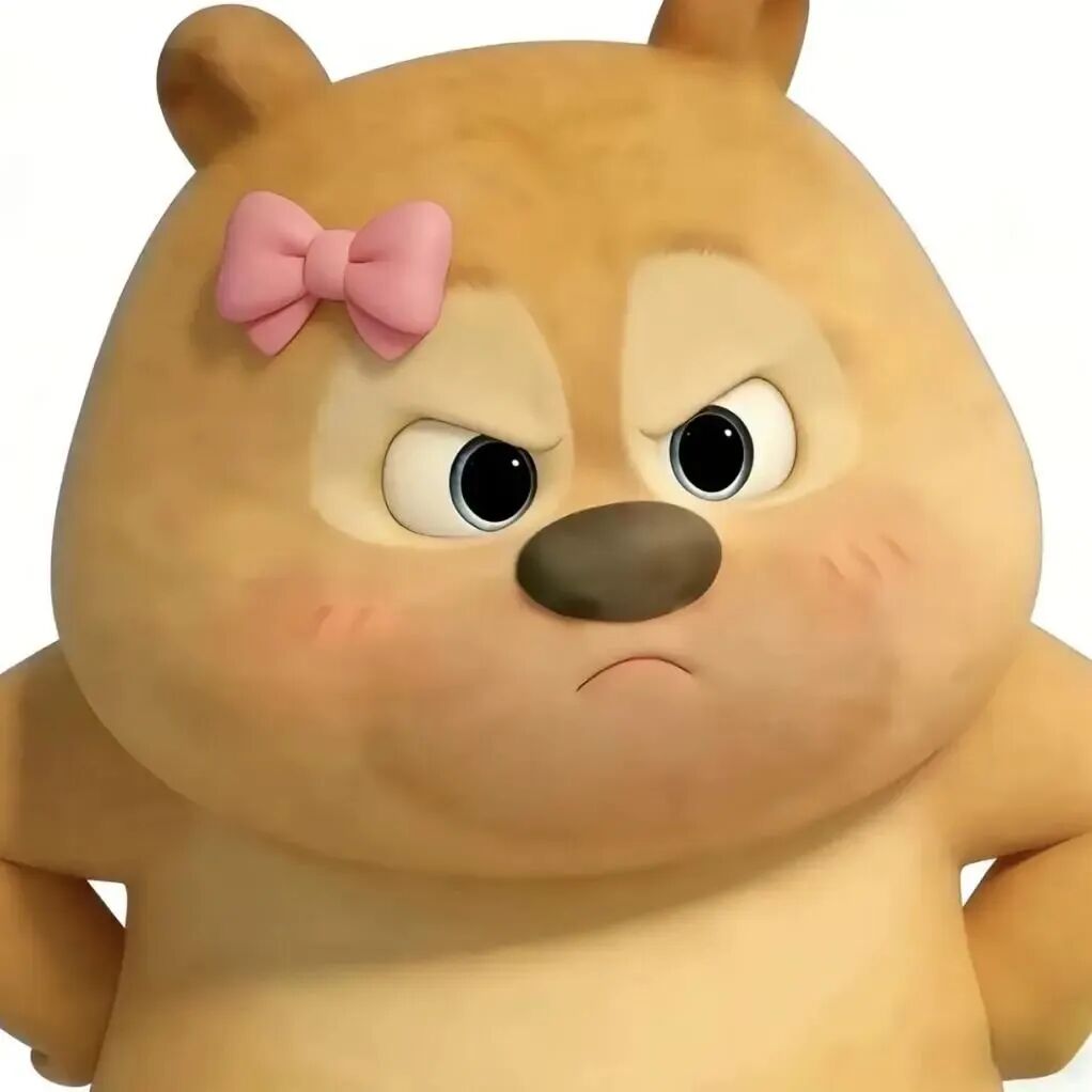 xnjytferdabvgytdayun可爱熊二卡通情侣头像