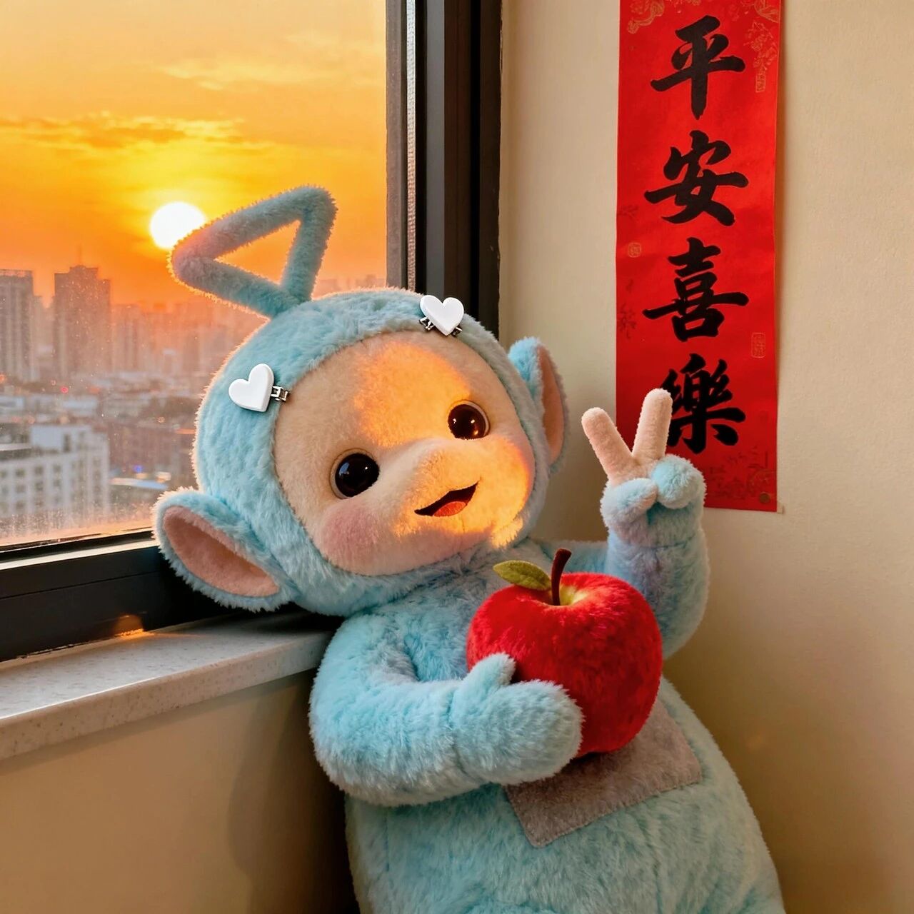 可爱新年天线宝宝卡通头像