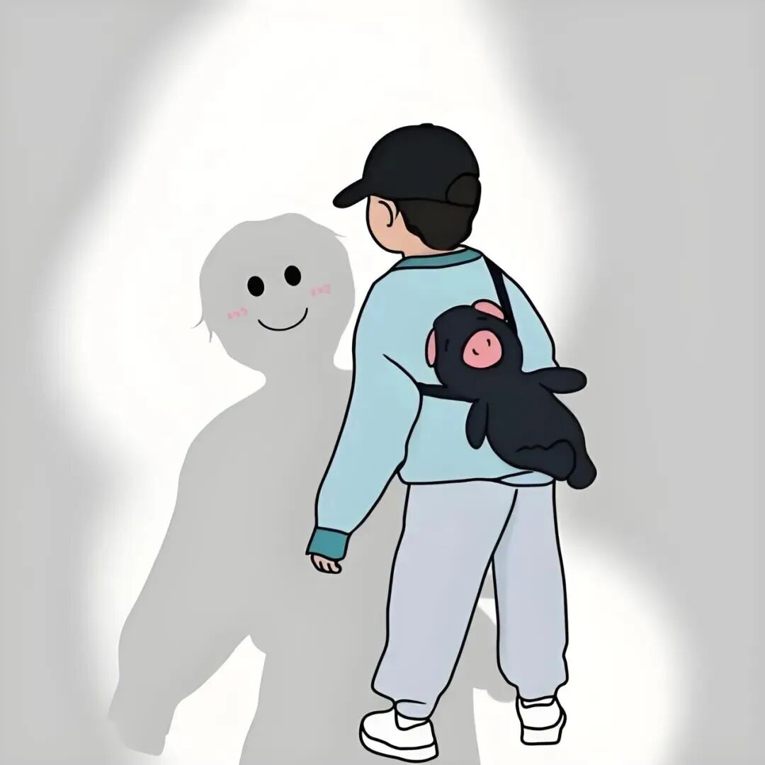 njuyduidibanpaidayun手绘影子情侣头像