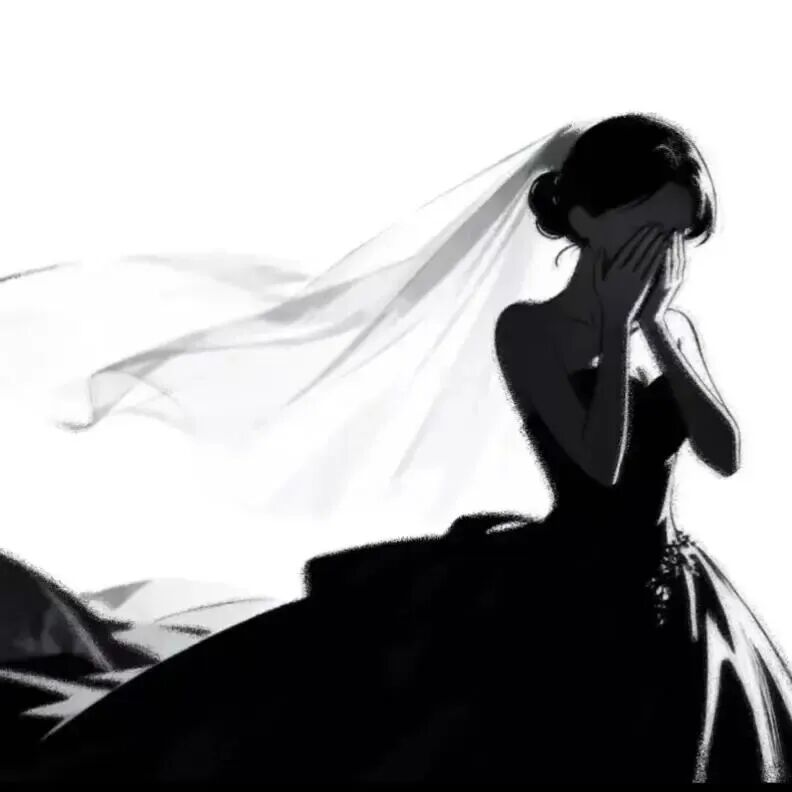 hunliwhungsandayun婚礼婚纱影子动漫情侣头像