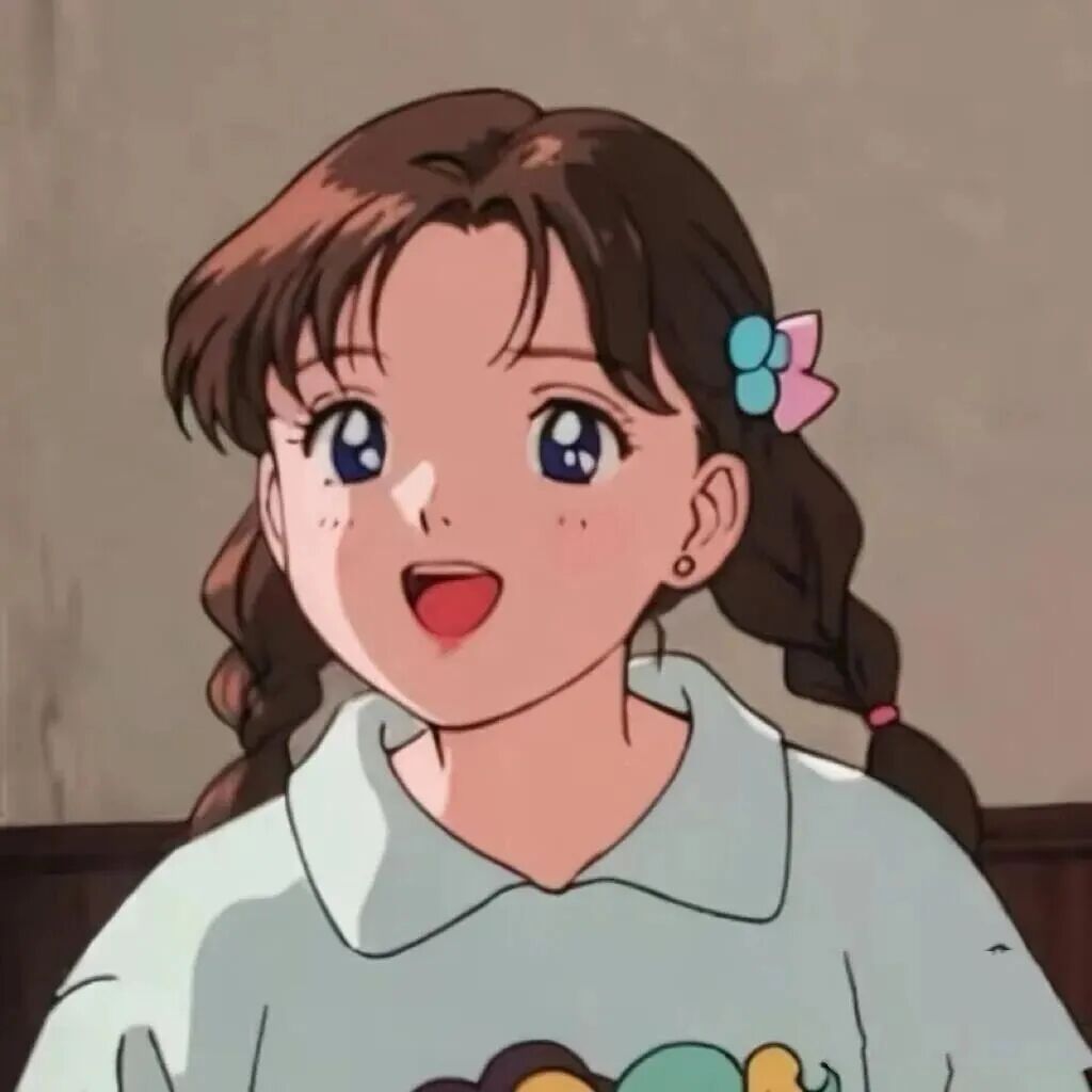 古早感动漫头像女