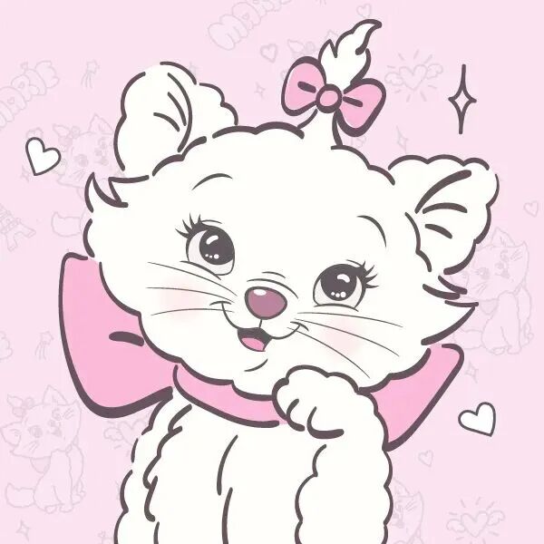 可爱猫咪卡通头像
