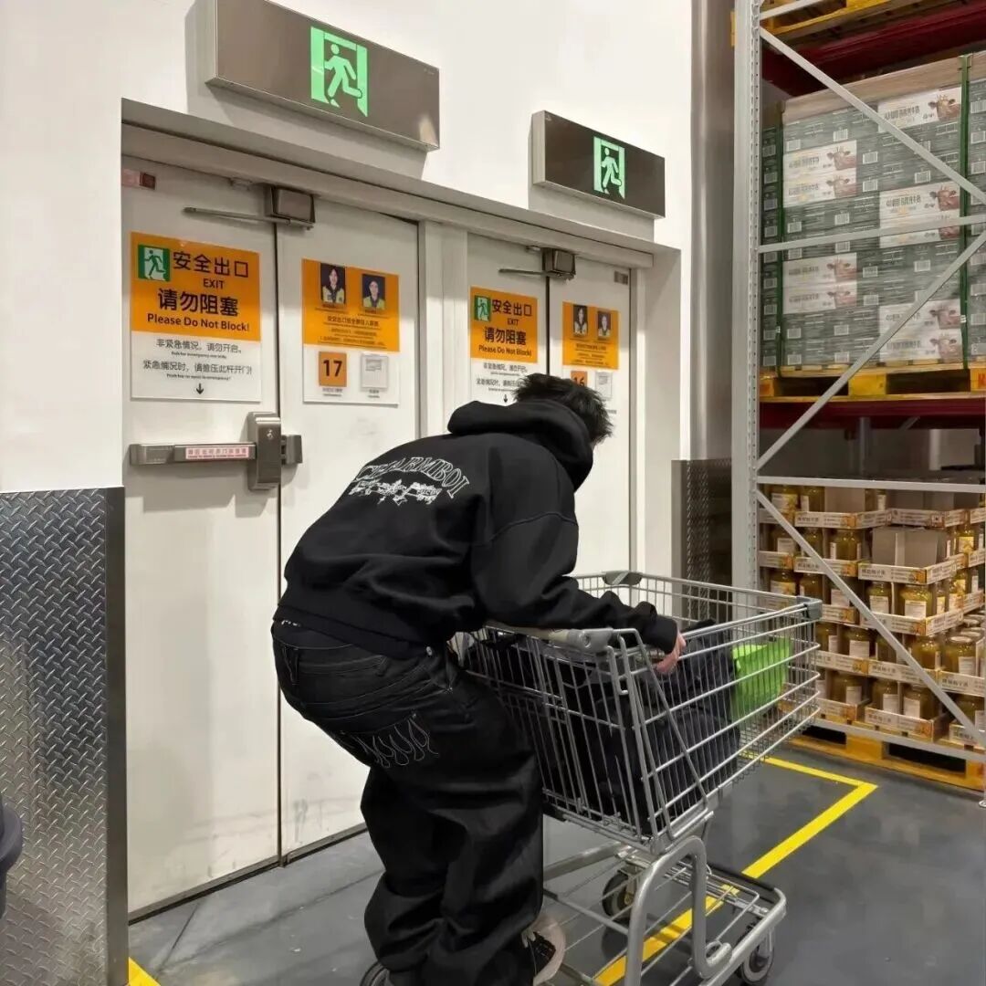 超市个性不露脸男生头像