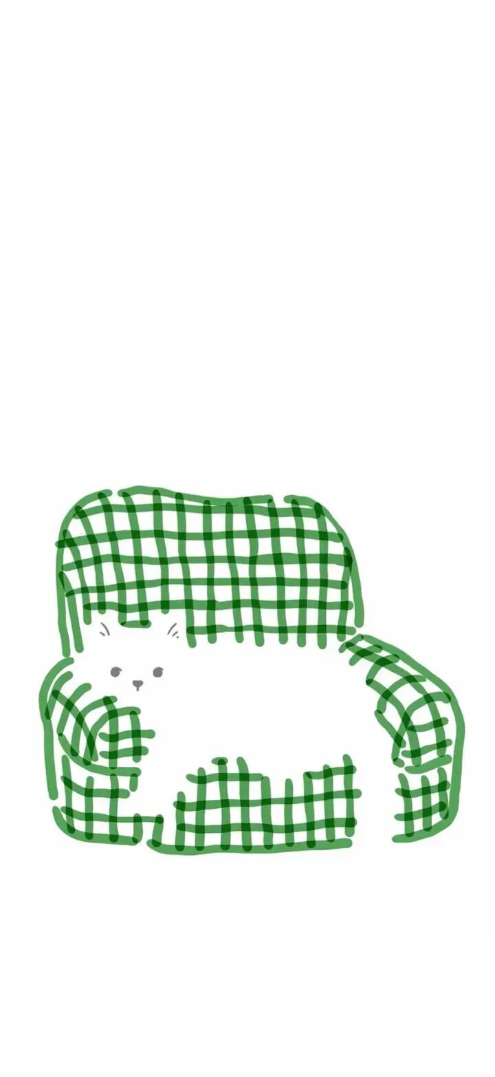 可爱猫咪插画壁纸