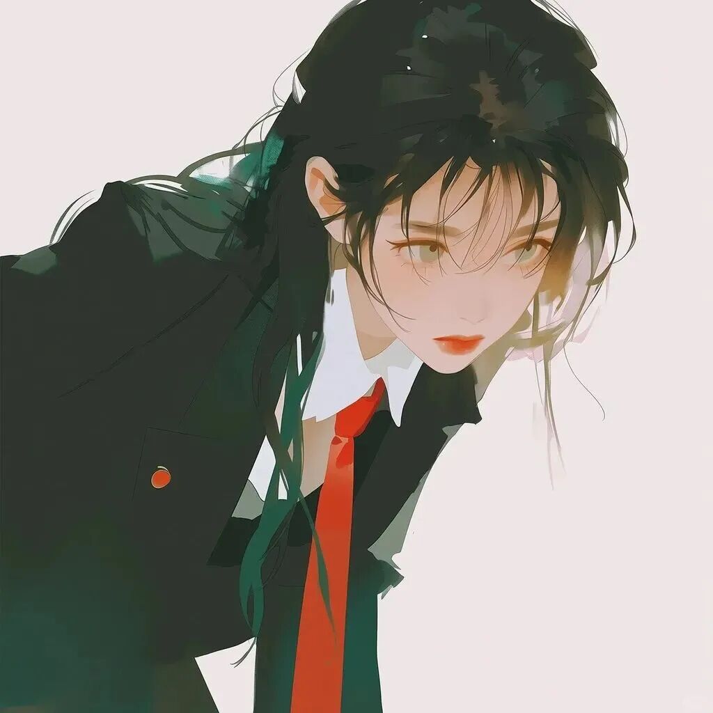 学院风御姐动漫头像女