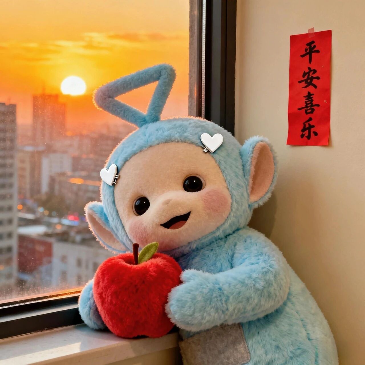 可爱新年天线宝宝卡通头像