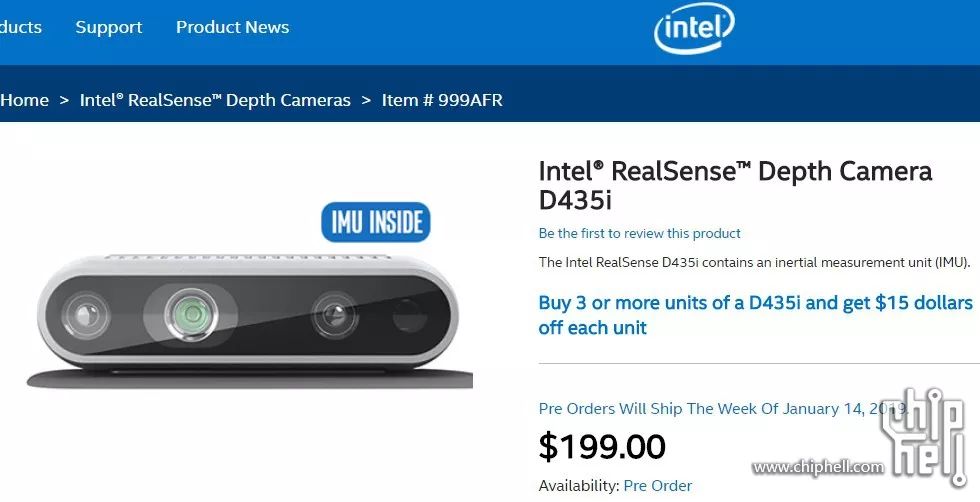 [電腦]Intel RealSense Depth Camera D435i 開箱拆解 科技 第1張