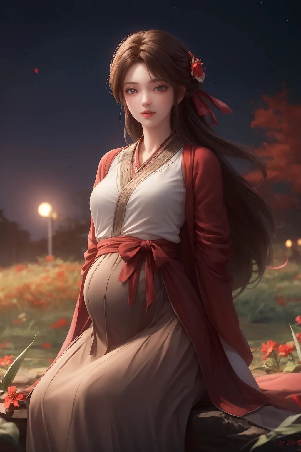 美图欣赏#完美世界女神-孕妇照