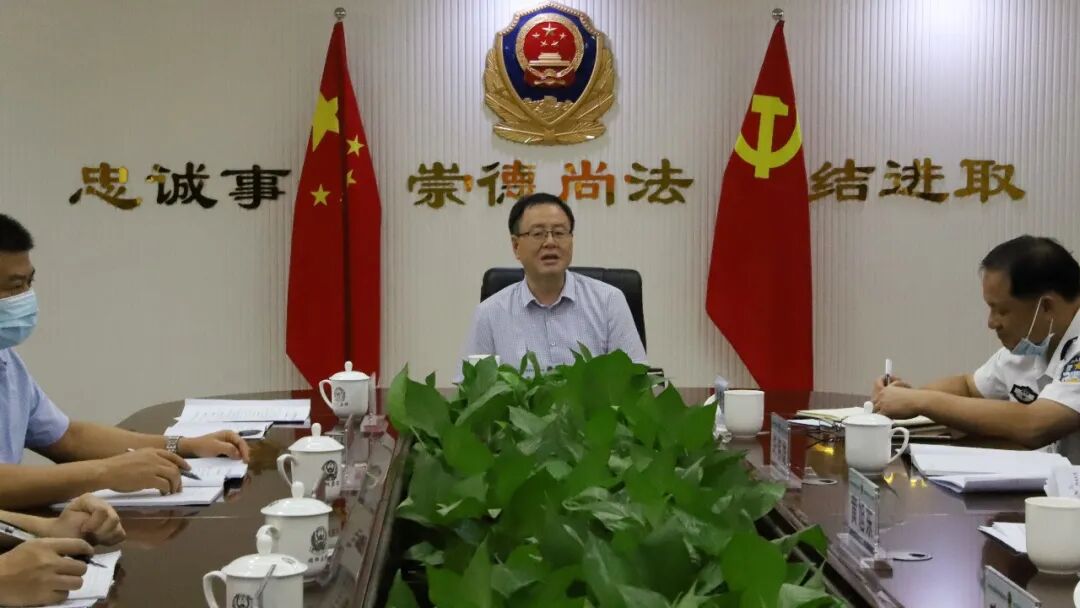 省司法厅党委委员,副厅长陈建到揭阳监狱调研指导工作