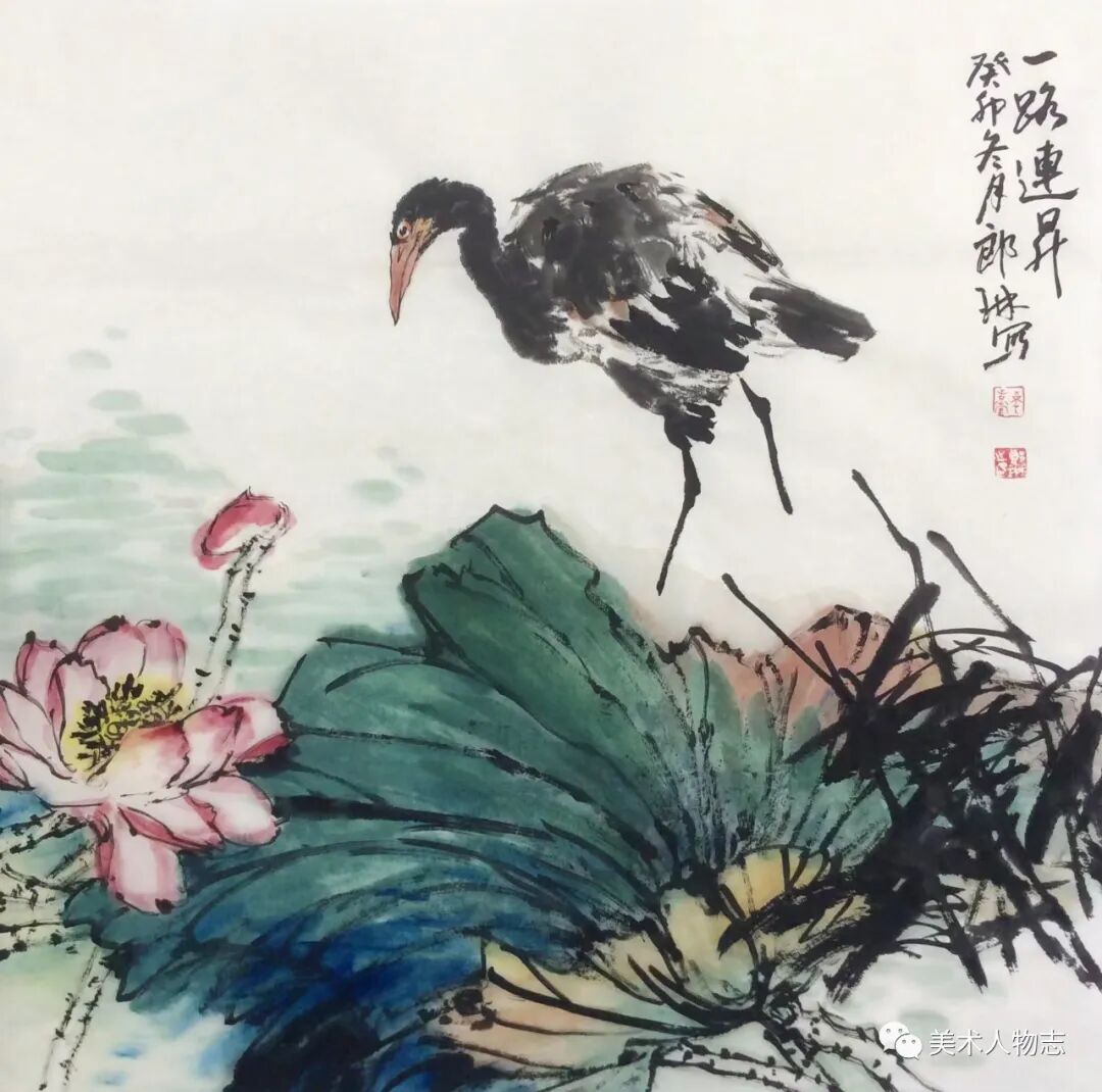 2023年度最受市场欢迎的中国书画百佳画家公示展示郎琳