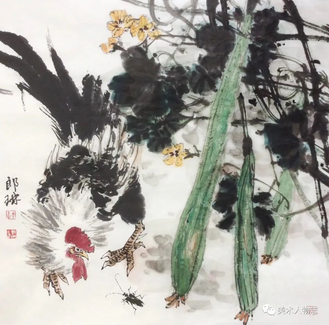 2023年度最受市场欢迎的中国书画百佳画家公示展示郎琳