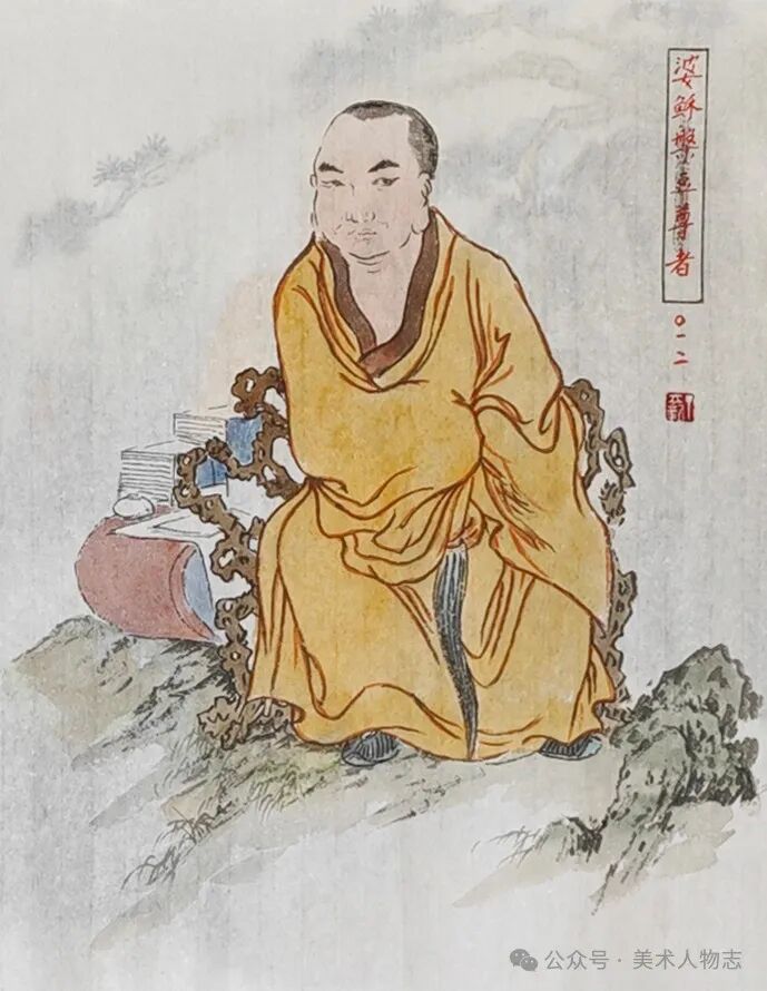 文创:画家丁立新先生画《五百罗汉图》