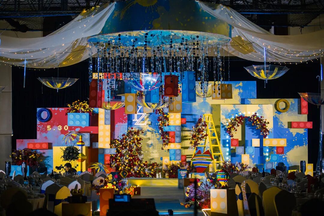 婚礼场布 | 乐高主题婚礼•遇见最契合的你