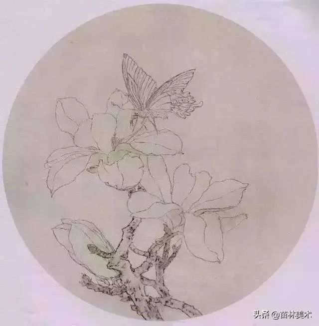 图文教程 工笔画玉兰蝴蝶 玉树迎风占早春 绘画步骤 古今字画 微信公众号文章阅读 Wemp