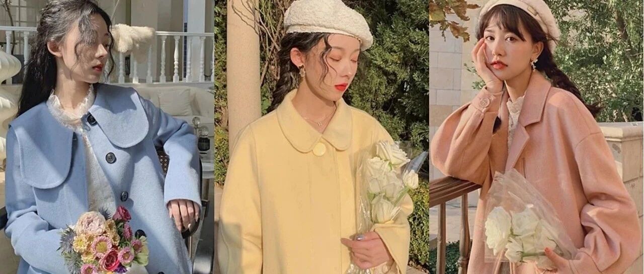 大衣+连衣裙，秋冬这样穿好看又温柔！