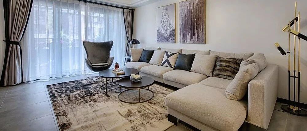 128㎡北欧风超有艺术，整体色调以黑白灰为主，朋友来了都赞不绝口