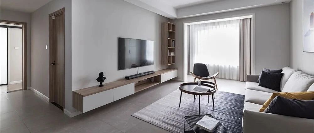 巧用中性色，装出大宅范！105㎡的家打理得井井有条，太舒适了